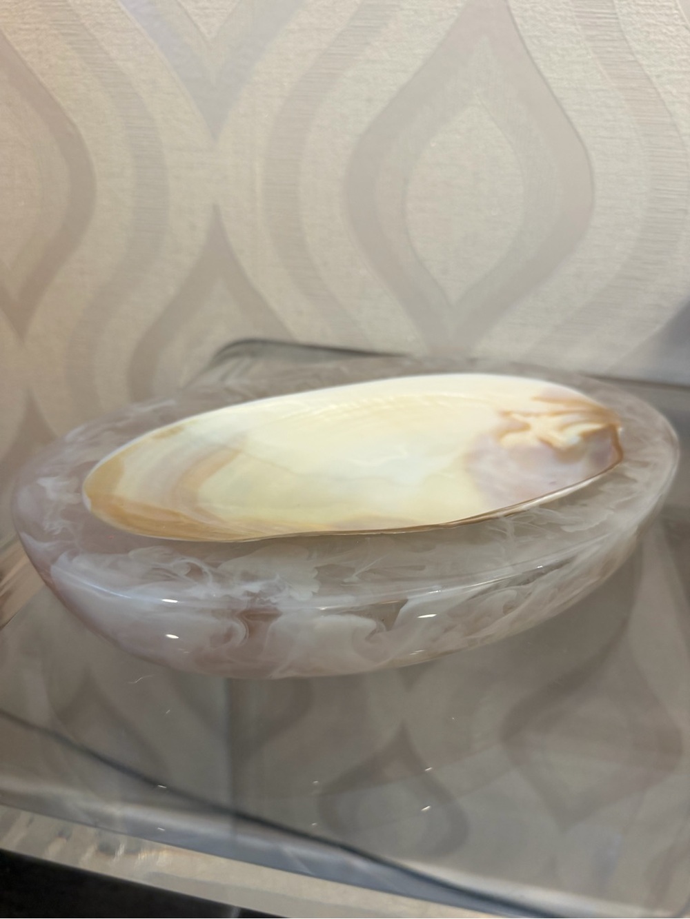 Resin & Shell Decorative Catch-All from the Breakers Hotel